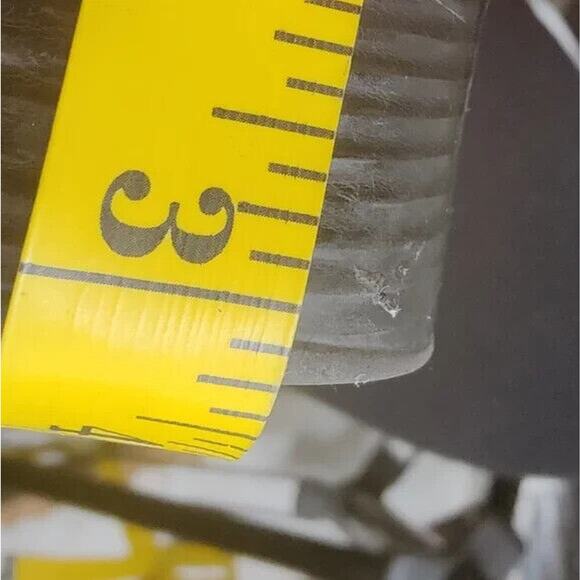 Black Y2K Wedge heel Loafers Size US 9.5 - Picture 7 of 8